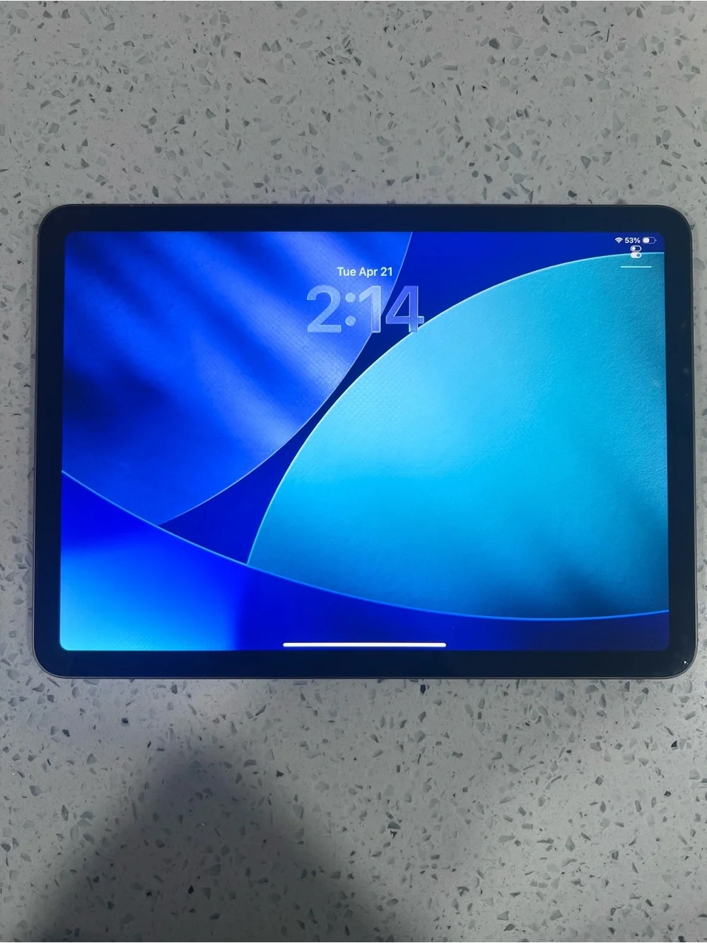 Apple iPad Tablet - Black Bezel with Blue Display